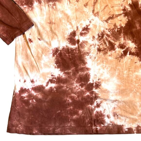 Free People We The Free Women’s Sz M Tie Dye Relaxed Oversized Long Sleeve Tee - Picture 11 of 11